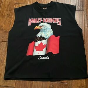 XXL Y2K Harley Davidson sleeveless tshirt